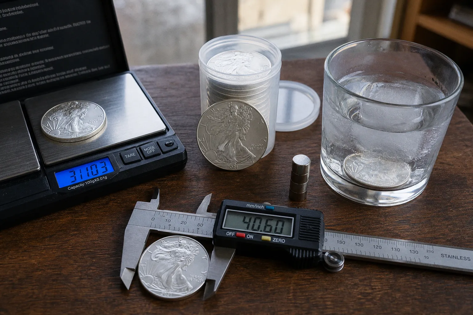 Verify American Eagle Silver Coins with 4 Home Tests